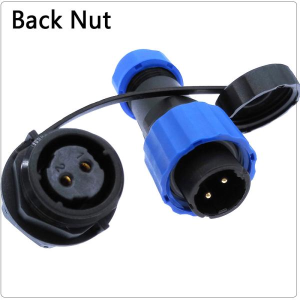 SP13 IP68 Industrial Electrical Connector Waterproof thermoplastic PPS Insulator