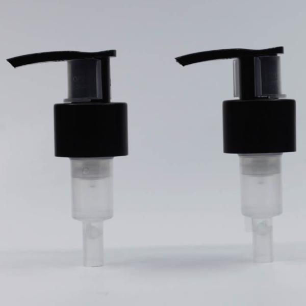 Polypropylene 24/410 Black Lotion Dispenser Pump For PET Bottle