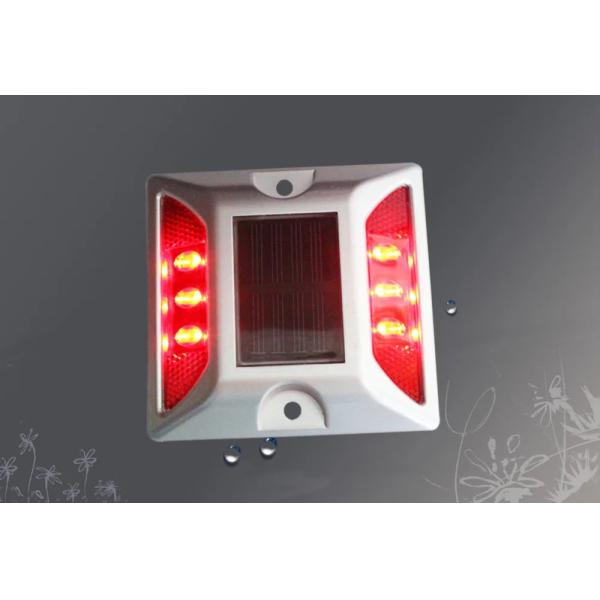 Anti UV PC Solar LED Road Markers Aluminium Casting Road Stud Light