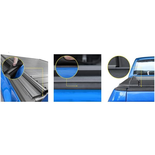 5.5-5.6 FT Cama de camión para Ford F-150 Revestimiento de tono duro retráctil