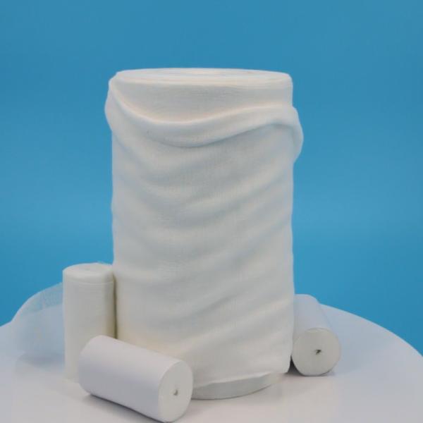 40S Bpc Gauze Roll Disposable Medical Absorbent Cotton For First Aid