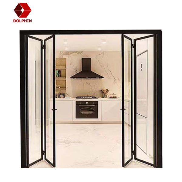 Механизма двери складчатости звука/изоляции жары двери алюминиевого внешние Bifold алюминиевые