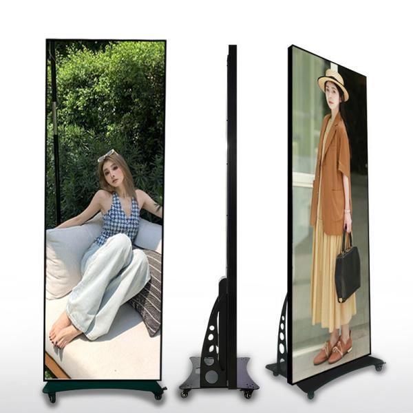 65 polegadas tela LED fullposter controle wifi vídeo LED tela de cartaz espelho LED tela de cartaz