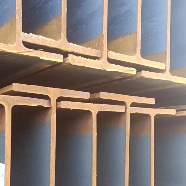 Construction Galvanized Steel H Beam In H Shape Cross Section 5-34mm Flange 50-400mm