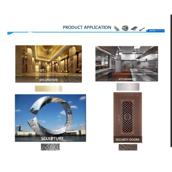 Окончание щеткой 201j1 201 304 316 316L 430 Декоративная спираль из нержавеющей стали