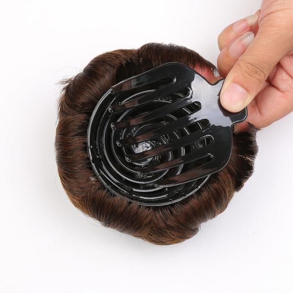 60% Longest Hair Ratio Synthetic Hair Braided Chignon for Natural Fashion in 2022