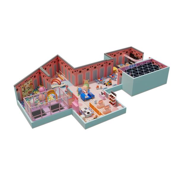Ocean Themed Indoor Playground Equipment Colorful & Safe Kids' Adventure Zone
