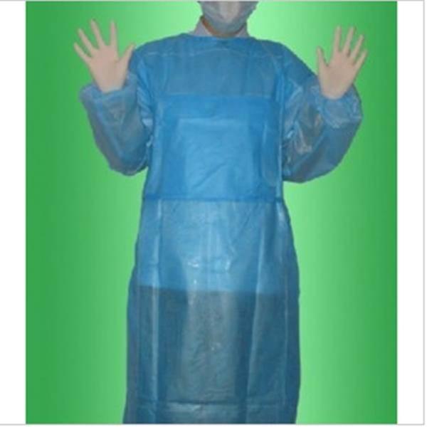 Disposable Blue SMS 50g/M2 Cloth Hospital Gowns