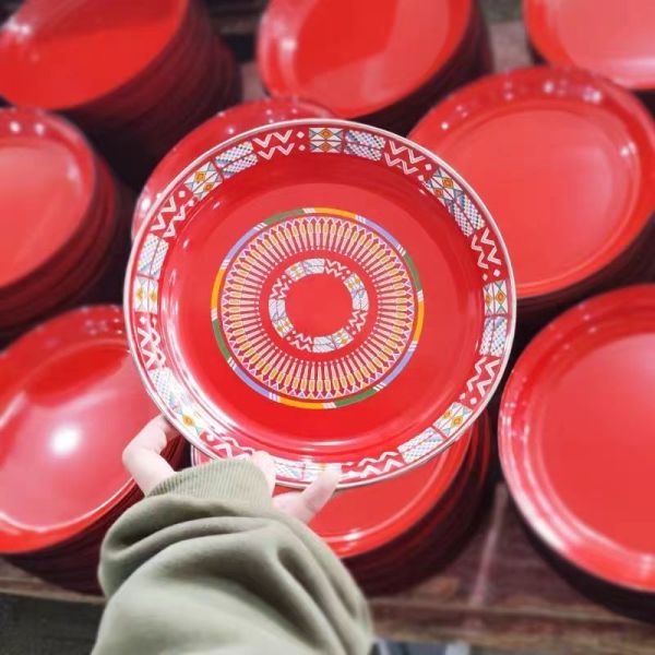 Customized Color Turkish Tea Cup Set Enamel Teapot 0.8L 12L 18L 24L Capacity