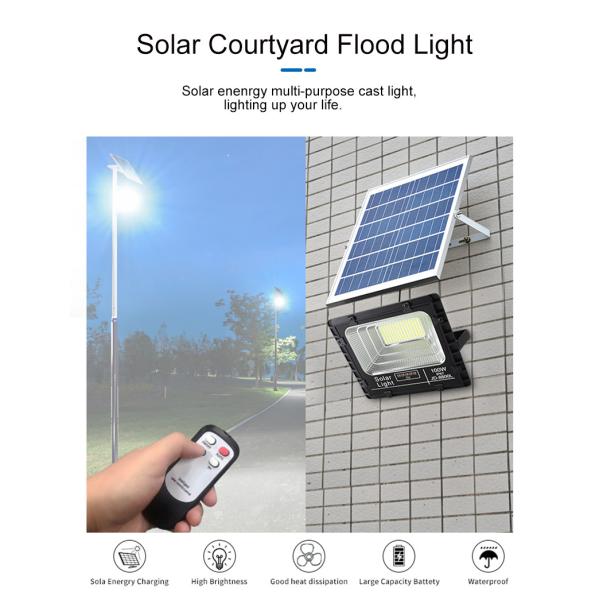 Decoration Home Yard Solar Flood Light Solar Powered Outdoor