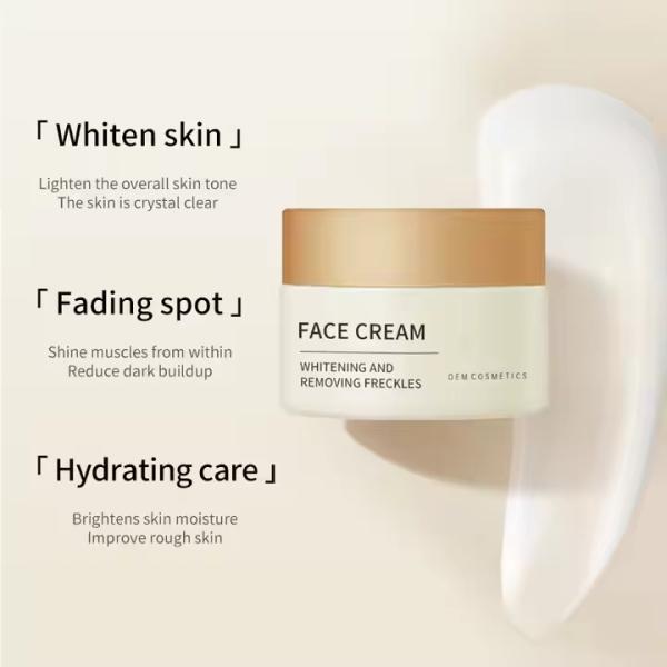 Skin Care Factory Custom Logo 30g 50g Dark Spot Anti Wrinkle Whitening Face Cream