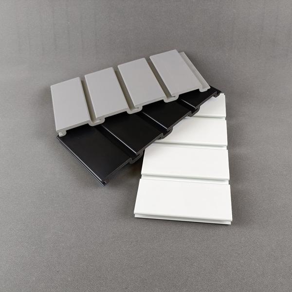 Pvc Slatwall высокой плотности обшивает панелями установку стены для живя комнаты попа