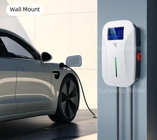 7KW AC 32A Wall Mounted Household And Commercial Electric Vehicle Charging Station New Energy Vehicle Charging Pile Column CCS GB Compatible Wall Box