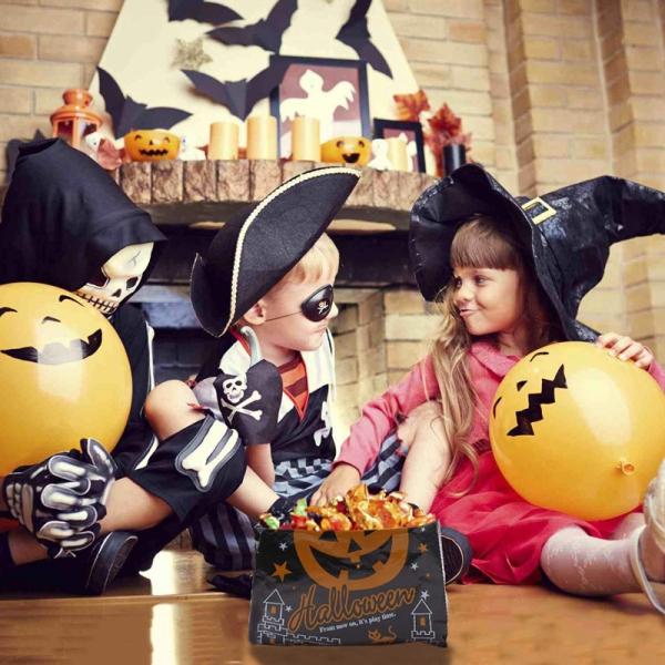 Biodegradable Plastic Treat Bags Odorless For Halloween Party Decoration