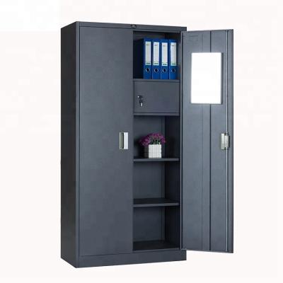 O quarto Waterproof 2 armários do vestuário do metal da porta