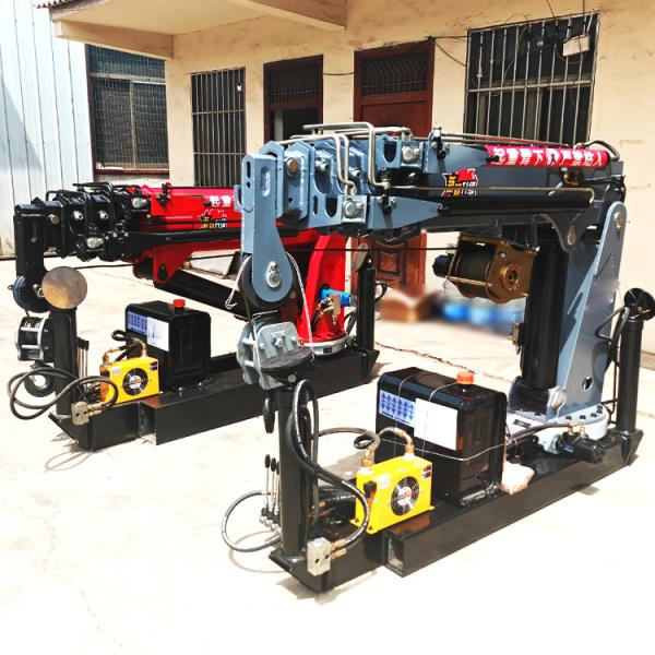 Small Truck Crane Manufacturer 2 3 5 6Tons Folding Boom Crane Hydraulic Mobile Truck Crane