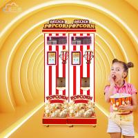 Red Auto Popcorn Machine 60 Servings Capacity For Train Stations