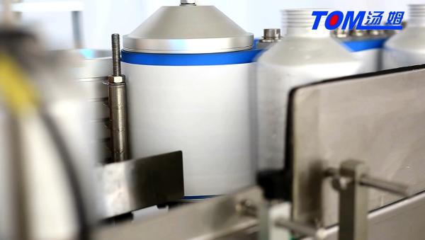 SS304 Chemical Packaging Machine Automatic Cold Glue Labeling Machine