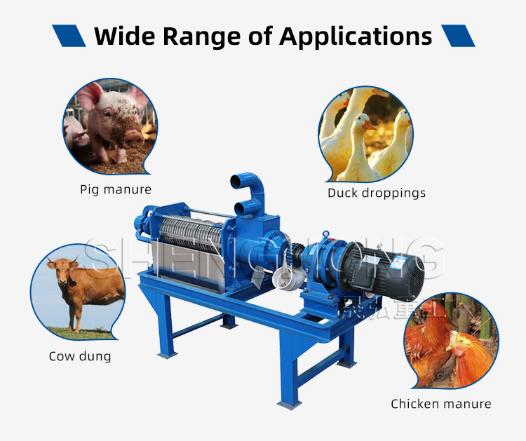ISO/BV/SGS машины прессы винта позема птицы фермы Dewatering аттестовали