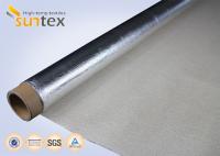Calor revestido de aluminio 0.4m m reflexivos 550C del aislamiento de la tela de la fibra de vidrio de SUNTEX