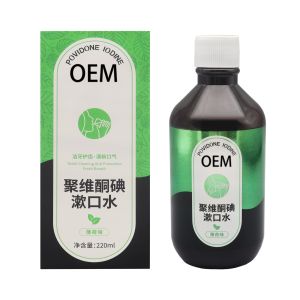 Customizable Brown Fresh Mint Flavor Alcohol Free Whitening Protective Gentle