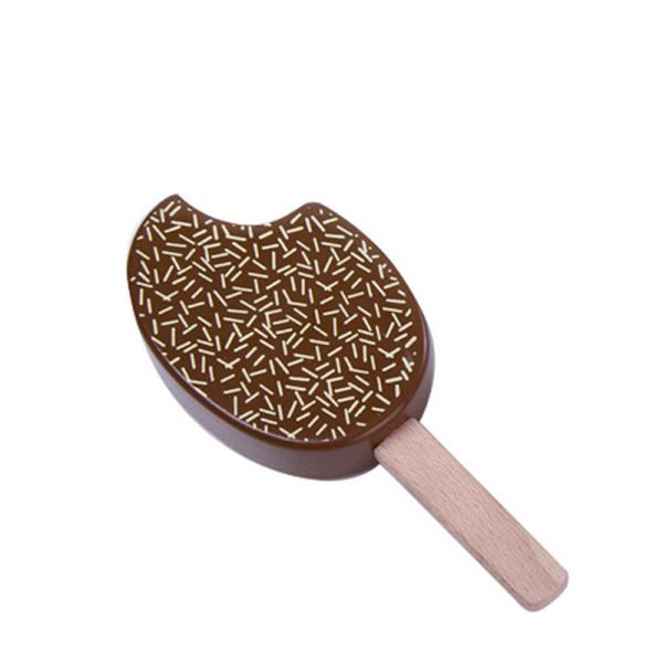 Juguetes de madera impresos del helado 1pc para los juguetes preescolares del muchacho de la muchacha