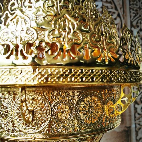 Unique Pierced Metal Hollow Carved Burning Fire Flame Shadow Flame Droplight(WH-DC-68)