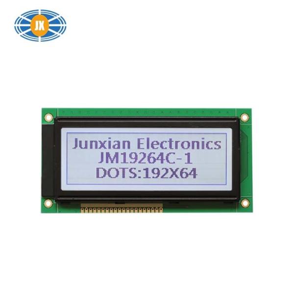 192x64 4.3 Inch Monochrome LCD Module , Compact 5V Parallel Interface Graphic LCD Screen