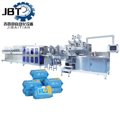 Flexible Environmental Friendly Wet Tissue Machine Wet Wipes Making Machine