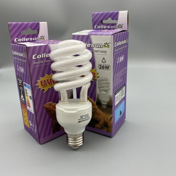 26W CFL UVB lampe simuler environnement du désert UVB lumière pour dragon barbu