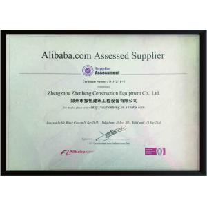 Zhengzhou Zhenheng Construction Equipment Co., Ltd. Сертификации