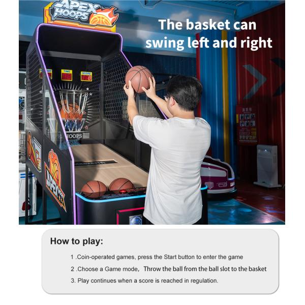 High Quality Good Price Featuring Digitalbasketball Shooting Game Sports Arcade Apex Hoops