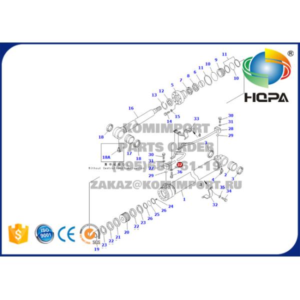NBR HNBR Material Excavator Boom Cylinder Seal Kit for PC100