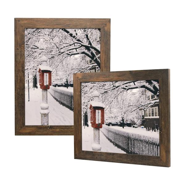 Shabby Chic Wooden Photo Frame Sets with Customized Rustic Wall Art Decoration