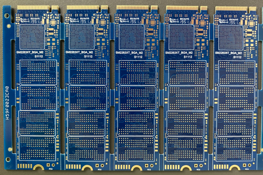 Импеданс пальца золота OEM контролирует шторки PCB и похоронил Vias для электроники компьютера