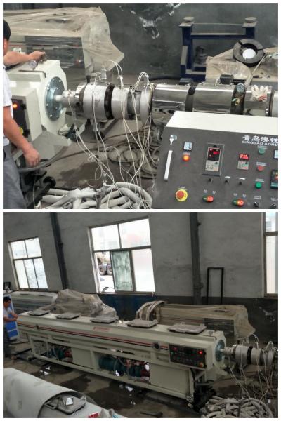 PLC Control Plastic Pipe Extrusion Line Automatic PVC Pipe Cutting Machine
