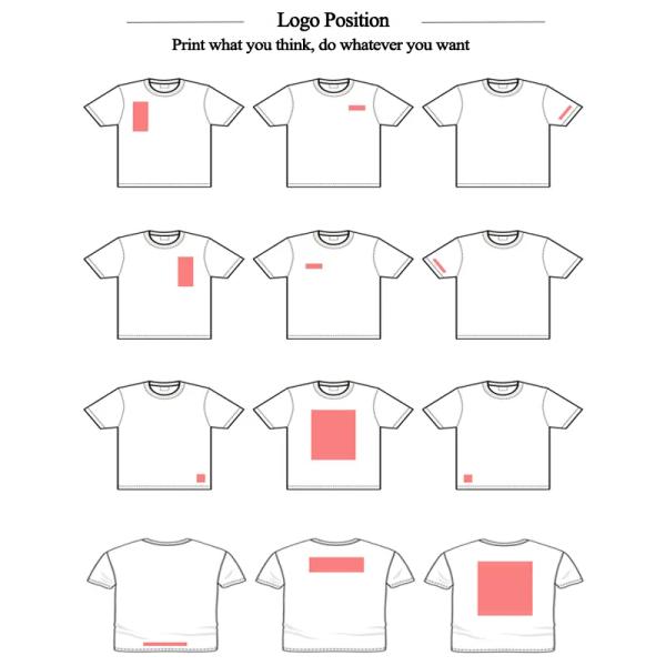 Vêtements de rue unisexe sur mesure 100% coton graphique sur écran imprimé T-shirt