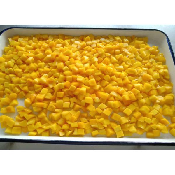 BRC 100% Natural Fresh Canned/ Tinned Fruits Yellow Peach Dices