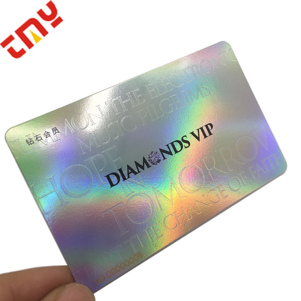 Custom Printed Pvc Card Plastic Hologram Business Card With Your Own Design