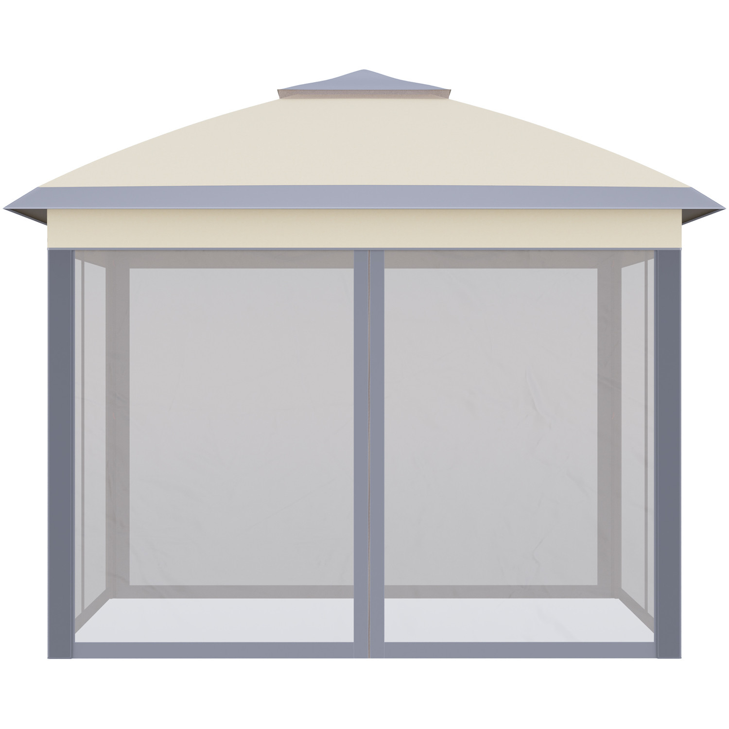 Rot Proof L330 x W330 x H288cm AJUNION Garden Gazebo Outdoor Canopy Shade Pop Up Tent