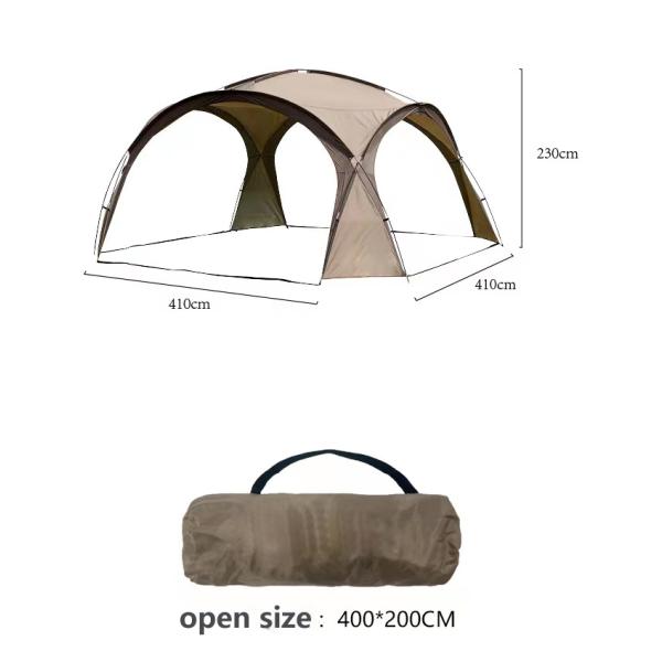Extra Large Outdoor Camping Tent for 4-8 Persons Durable and Waterproof Oxford Fabric