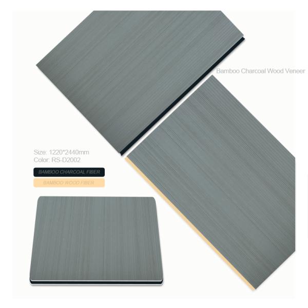 Hot Sell 8mm Bamboo Charcoal Wall Panels PVC Wall Panels Fire-resistant Interior Decoration Materials For Corridor Ceilings