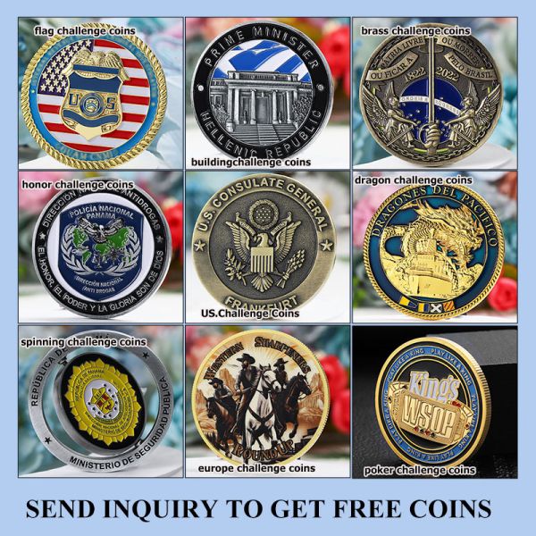 Custom Coins Metal Zinc Alloy Table Sports Challenge Coins Enamel Silver 3D Double Side Snooker Billiards Coins Collections