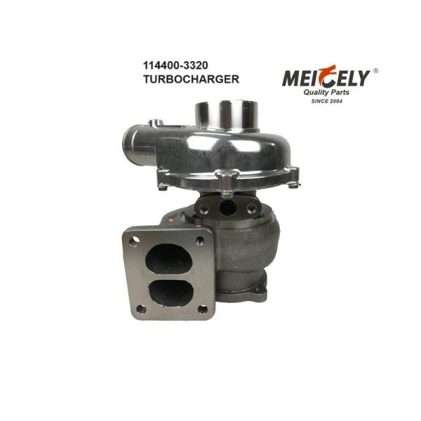 Turbocompressor RHE6 114400-3320 VA720015 114400-3320 E61CND-S0015G 6T611 Hitachi Excavator EX200-5 com motor 6BG1T