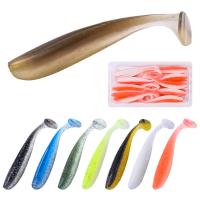 14 Cores 6CM/1.6g 20PCS/saco Mullet Fish Bait Libra afundando PVC Soft Lures Lure de pesca