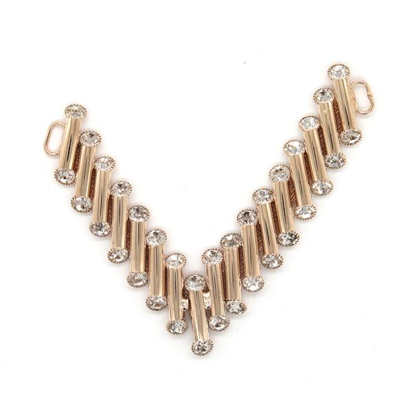 V Shape Classic Antique Shoe Clips 75mm*95mm With Customization Service