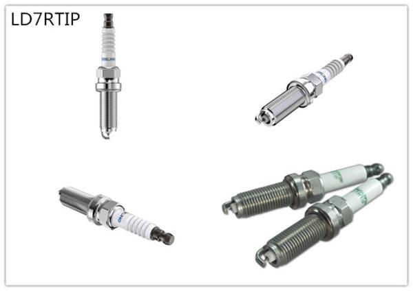 Iridium Electrode Peugeot Spark Plugs LD7RTIP 1.1mm Gap High Fuel Efficiency