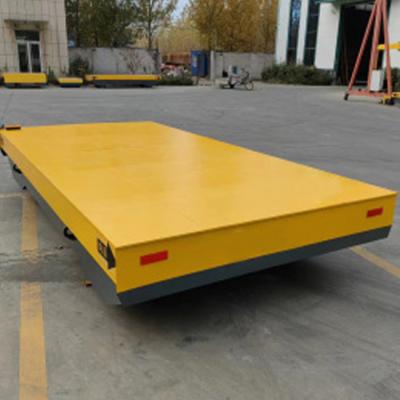 Trolley de transferência automática de piso elétrico amarelo / transferência de carrinho AGV