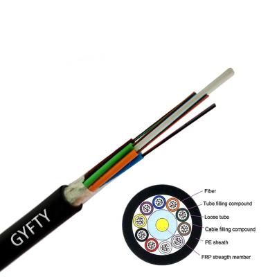Gyfty encalhou 12 o cabo de fibra ótica exterior da manutenção programada FRP do núcleo G652D