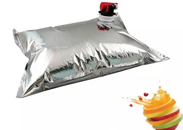 Aluminum Plating BIB Bag In Box With Spigot Liquid Wine Beverage Plastic Packaging Customized